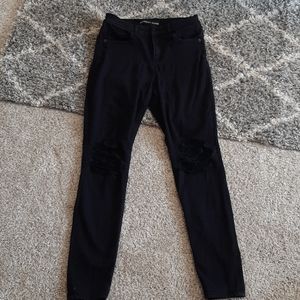 Express highrise black jegging